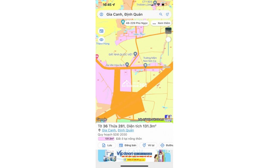 BÁN ĐẤT THỔ ĐỒNG NAI – GIÁ RẺ 