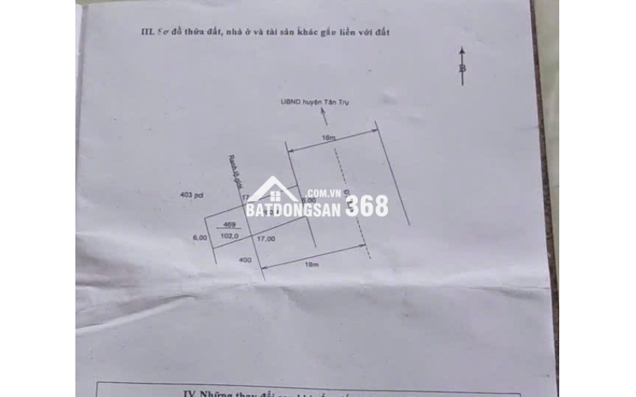 Bán hạ giá mặt tiền tỉnh Lộ 833 gần Quốc Lộ 50B giá 1,5 tỷ