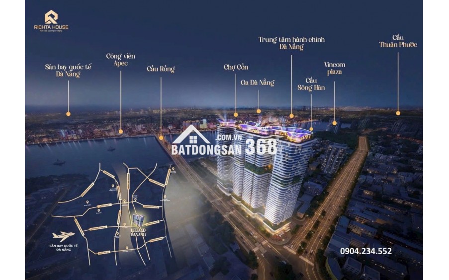 Sở hữu căn hộ đẳng cấp bậc nhất Tổ hợp The Legend City Đà Nẵng - CĐT mở bán giỏ hàng đầu tiên CĐT