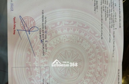 Bán lô Góc đường Mẹ Thứ giao Trần Tử Bình - cạnh chùa Nam Sơn. DT 150m2 giá 10ty LH 0942992361