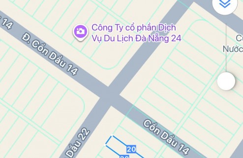 Bán đất đường CỒN DẦU 22 - Hoà Xuân- Cẩm Lệ . DT 100m2 giá 6ty6 LH 0942992361