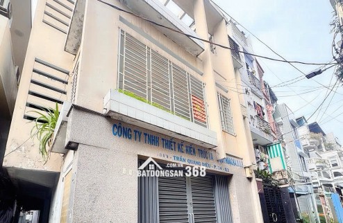 BÁN NHÀ 3 TẦNG HXH CĂN GÓC 2 MẶT ĐƯỜNG TRẦN QUANG DIỆU, P.14, QUẬN 3 - DT ĐẸP 5M NỞ HẬU 6,6M * 19M* LIÊN HỆ GIANG GIANG: 093.86.76.685