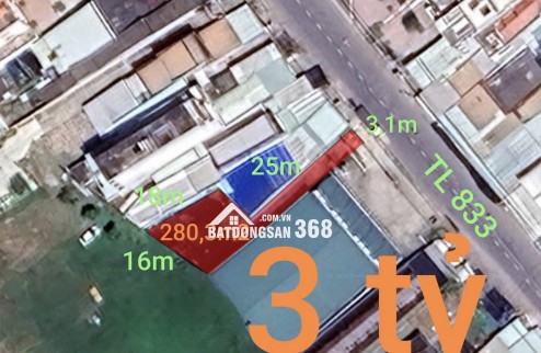 Bán lô đất thổ kế bên siêu thị San Hà Lạc Tấn giá 3 tỷ