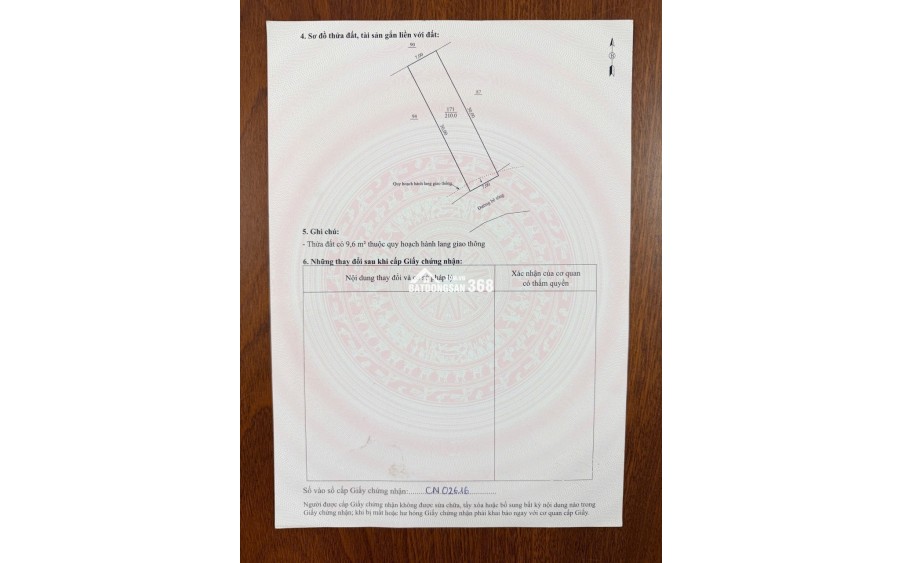 CHÍNH CHỦ CẦN BÁN LÔ ĐẤT FULL THỔ CƯ 210m2 ĐẦU TƯ SINH LỜI NGAY