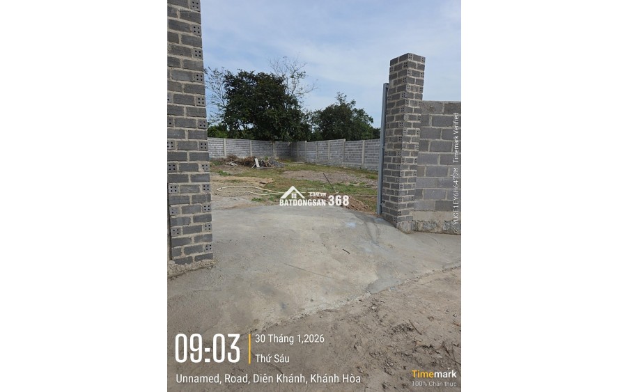 Bán 2 lô đất full thổ cư, tổng 300m2, ngang 10m, nở hậu 10.24m. Tân Khánh, Suối Tiên, Nha Trang