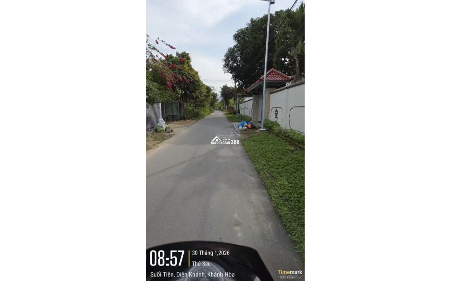 Bán 2 lô đất full thổ cư, tổng 300m2, ngang 10m, nở hậu 10.24m. Tân Khánh, Suối Tiên, Nha Trang