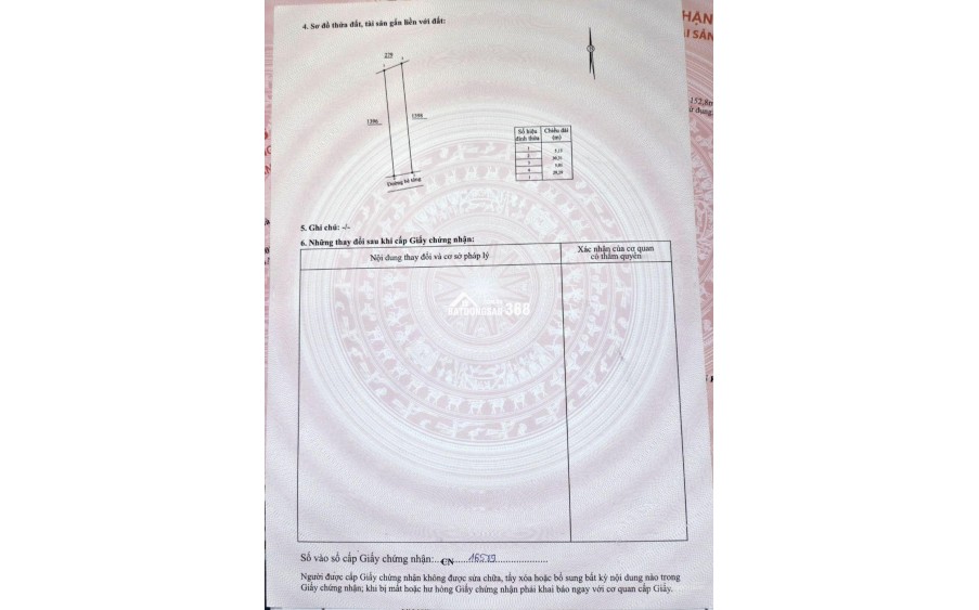 Bán 2 lô đất full thổ cư, tổng 300m2, ngang 10m, nở hậu 10.24m. Tân Khánh, Suối Tiên, Nha Trang