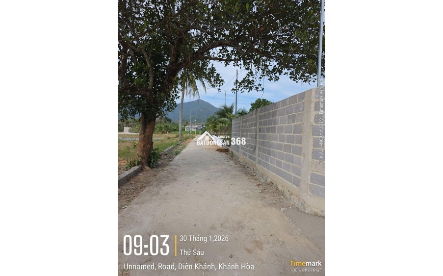 Bán 2 lô đất full thổ cư, tổng 300m2, ngang 10m, nở hậu 10.24m. Tân Khánh, Suối Tiên, Nha Trang