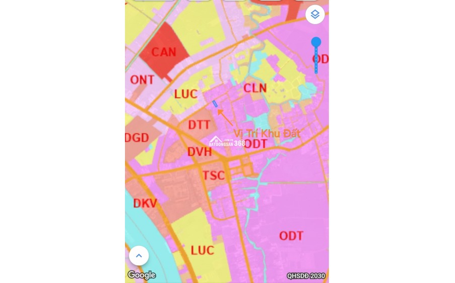 Bán lô đất thổ trung tâm huyện Tân Trụ giá 1,84 tỷ