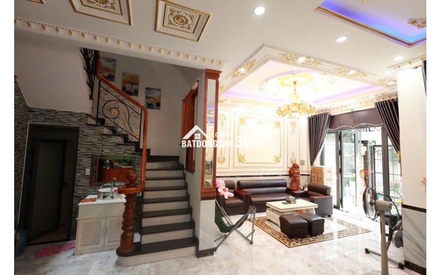 BIỆT THƯ LIỀN KỀ NGUYỄN VĂN QUÁ QUẬN 12 - GIÁP SONG HÀNH, TRƯỜNG CHINH.QUA TÂN BÌNH CHỈ VÀI PHÚT GẦN NHÀ GA T3 NHÀ 4 TẦNG BTCT VÀO Ở NGAY.