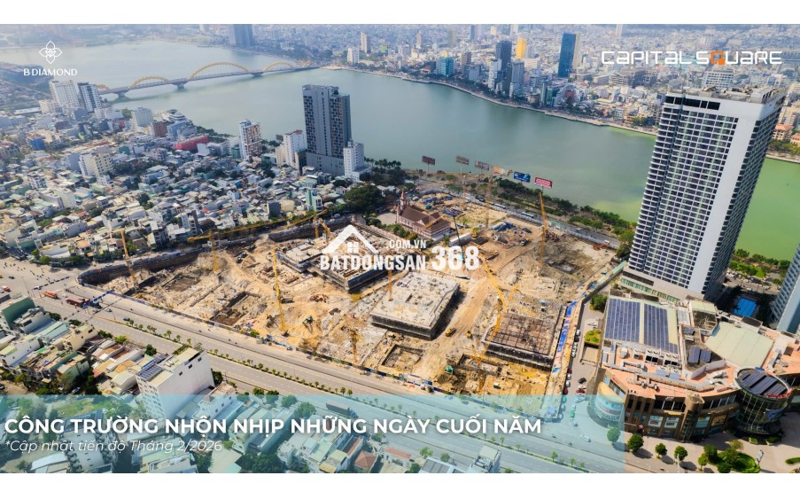 Độc quyền căn 2PN rẻ nhất dự án Capital, lõi trung tâm sông Hàn, chiết khấu đến 15%