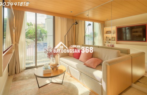 Cho thuê căn nhà 1PN + 1 Sun Urban City Hà Nam 45m² thiết kế thông tầng, view hồ đẹp, full nội thất