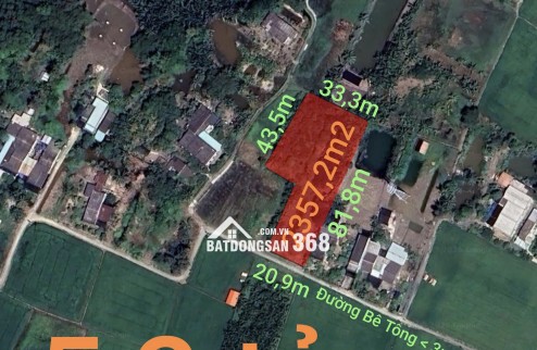 Bán lô đất lúa xã Tân Trụ giá 5,2 tỷ