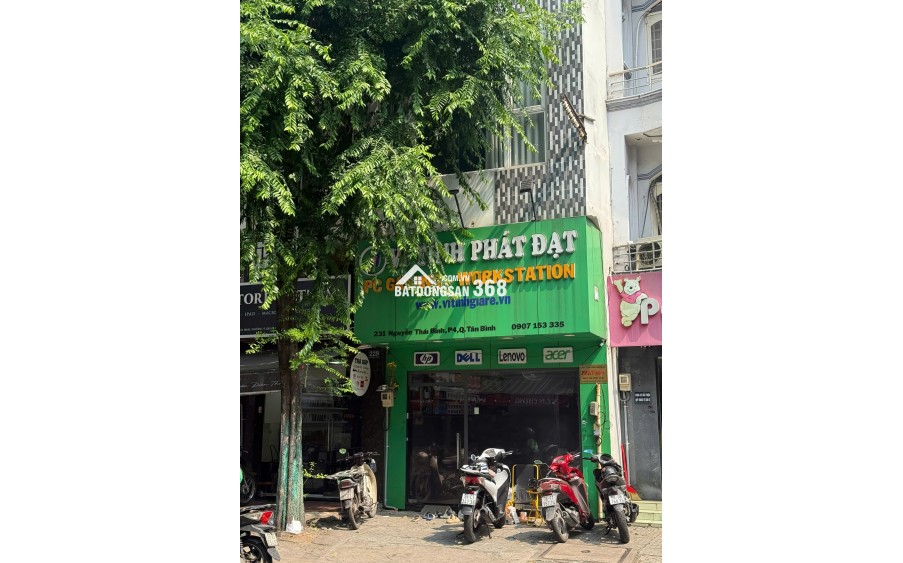 Bán nhà MT 231 Nguyễn Thái Bình, P4 Tân Bình, 1 trệt 1 lửng 2 lầu đúc
