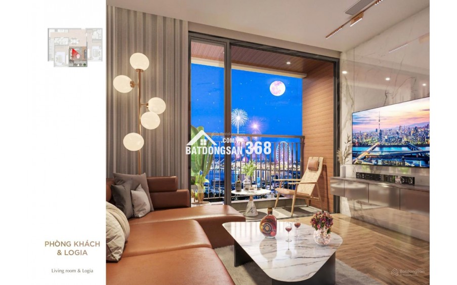 The Sang tầng cao view pháo hoa ĐN Downtown - Chính chủ bán căn 2PN - Cam kết giá tốt nhất thị trường