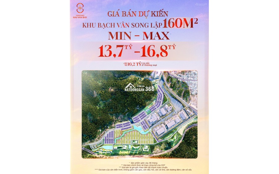 Mở bán quỹ căn liền kề suất ngoại giao – Phân khu Bạch Vân, Vinhomes Làng Vân