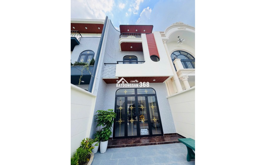 Bán Nhà Xây Mới, Thoáng Mát , Kế Khu Công Nghiệp Cầu Tràm