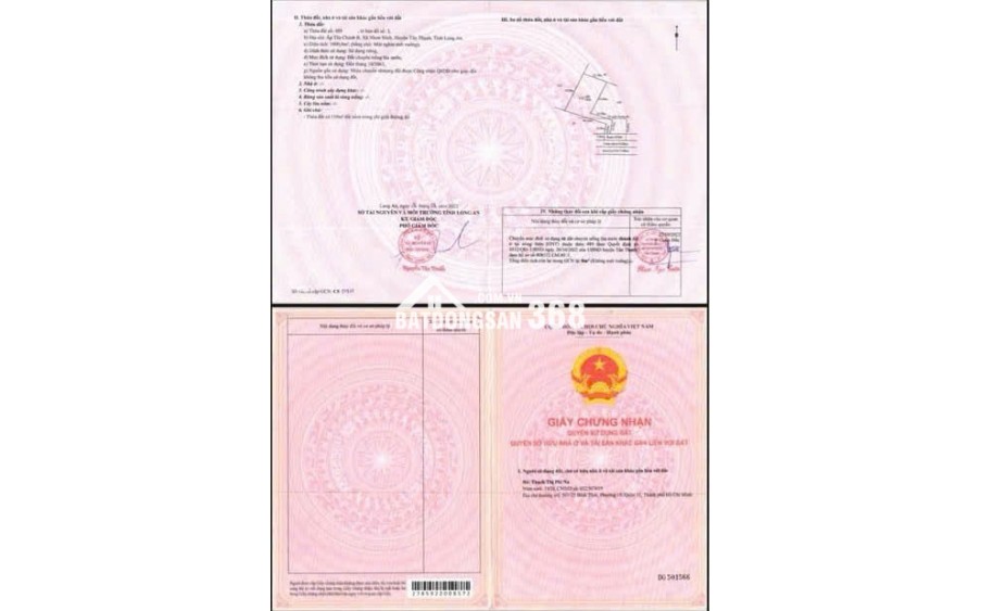 Bán đất thổ cư, bao sang tên + thuế thu nhập cá nhân