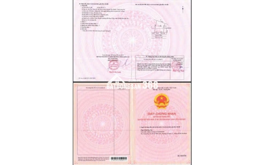 Bán đất thổ cư, bao sang tên + thuế thu nhập cá nhân