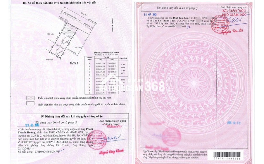 Bán Nhà Mặt Tiền 215 Thích Thiện Hòa, Xã Lê Minh Xuân, Huyện Bình Chánh