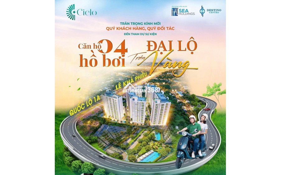 SIÊU PHẨM HOT NHẤT TẠI THỊ TRƯỜNG KHU TÂY SÀI GÒN - DESTINO CENTRO
