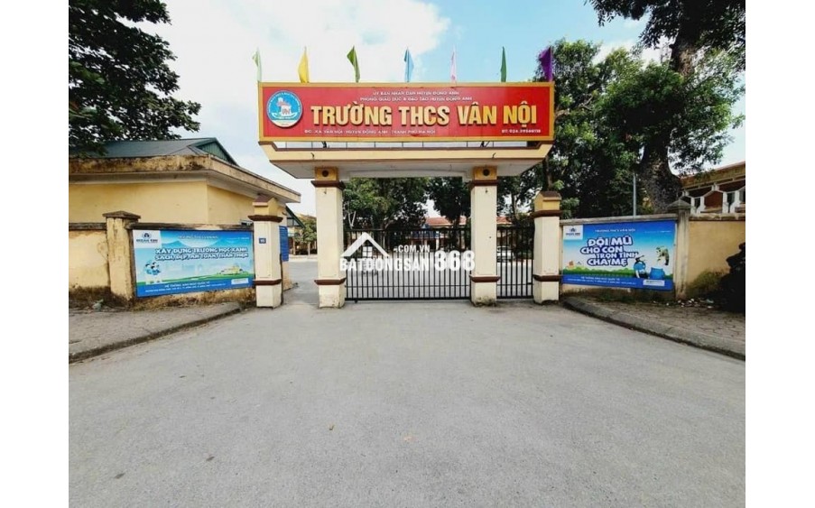 HIẾM CÓ KHÓ TÌM Đất đẹp Vân Nội DT 51m² full thổ cư,tiện ích ngập tràn