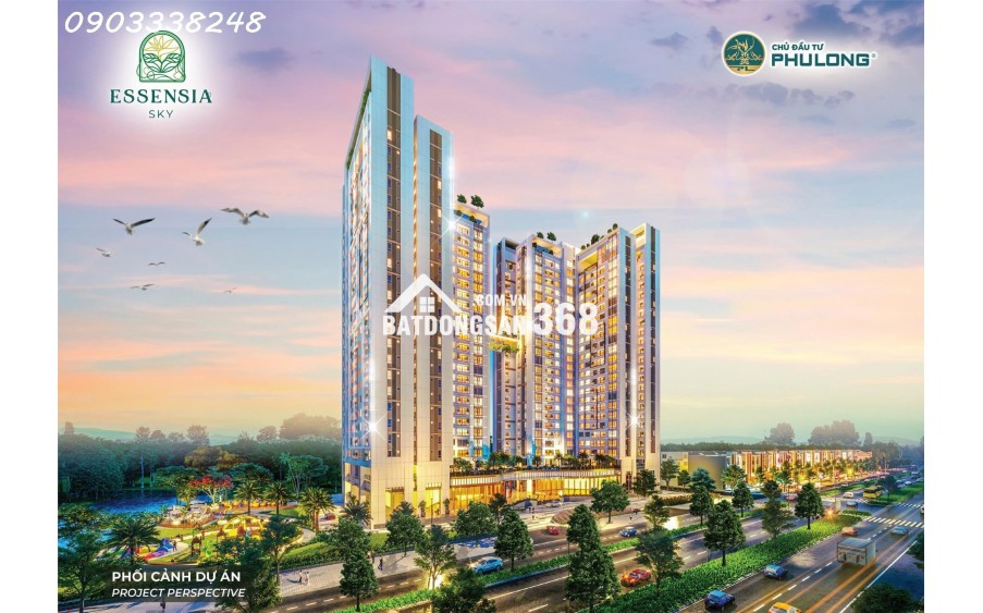 2PN Essensia Sky, giá tốt, lầu cao, căn góc, view đẹp và thoáng giá chỉ 6 tỷ 780 chưa KPBTthích hợp để ở hoặc đầu tư
