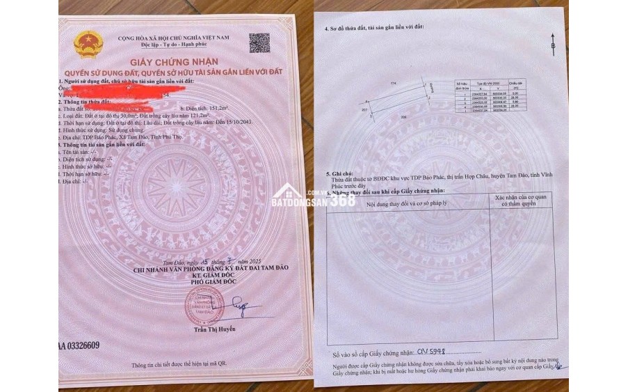 NHÀ ĐẸP  - GIÁ TỐT Chính Chủ Cần bán nhanh căn nhà tại xã Tam Đảo tỉnh Vĩnh Phúc