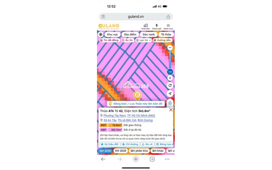 ĐẤT VỊ TRÍ ĐẸP  - GIÁ TỐT Cần bán nhanh lô đất tiềm năng tại Xã An Tây Bến Cát, Bình Dương