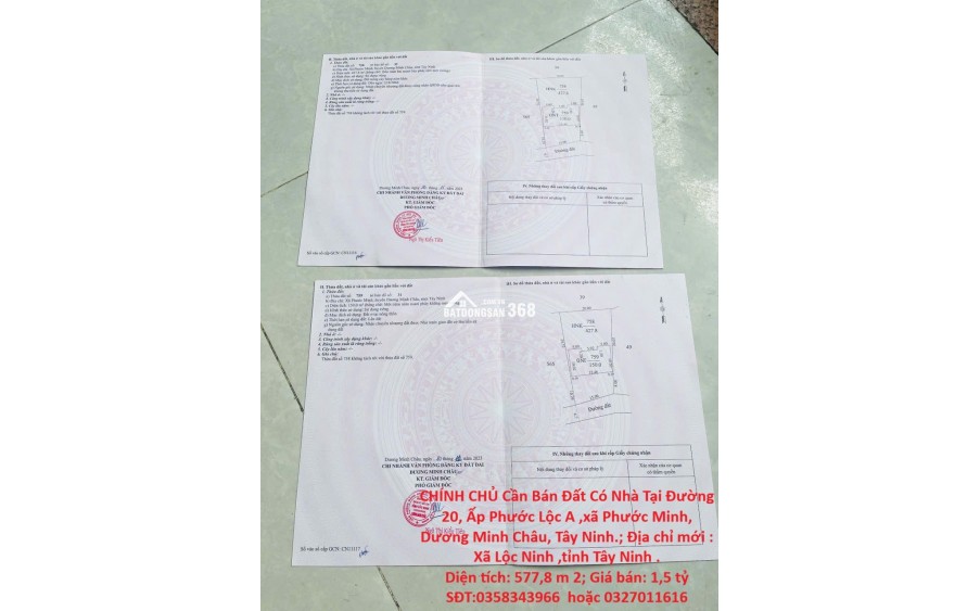 CHÍNH CHỦ Cần Bán Đất Có Nhà Tại Đường 20, Ấp Phước Lộc A ,xã Phước Minh, Dương Minh Châu, Tây Ninh.