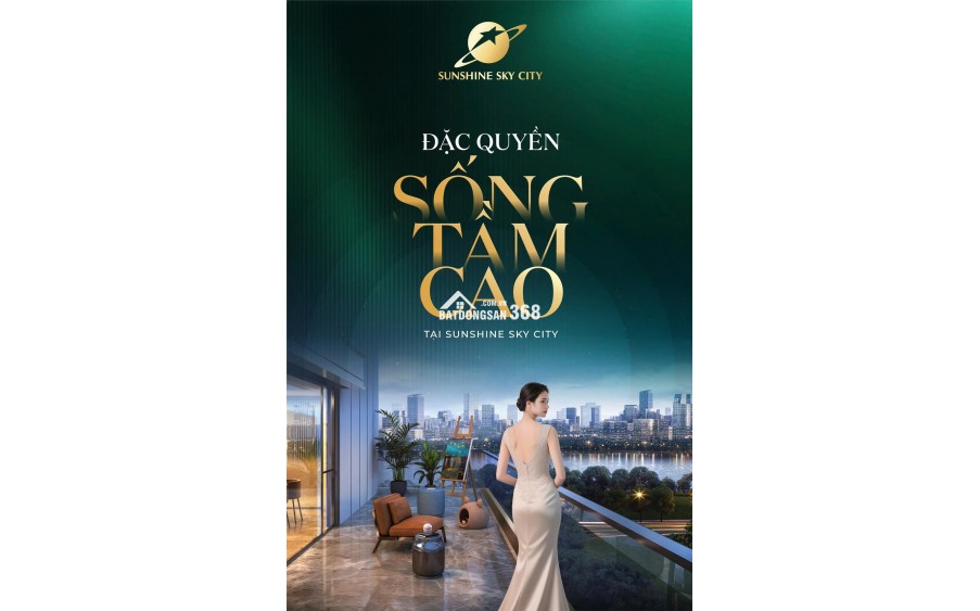 Nhận giữ chỗ tòa V8, V9 sunshine sky city chiết khấu 1%, giá từ 98 triệu/m2 chưa VAT, KPBT, lịch thanh toán giãn