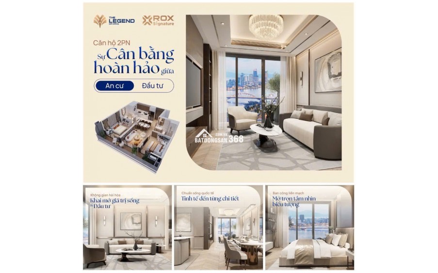 The Legend Đà Nẵng – Biểu tượng sống đẳng cấp, chạm view pháo hoa sông Hàn