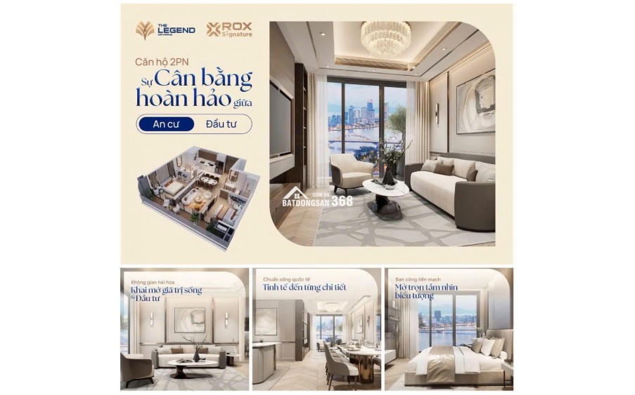  The Legend Đà Nẵng – Sống đỉnh cao, view pháo hoa triệu đô – số lượng có hạn!