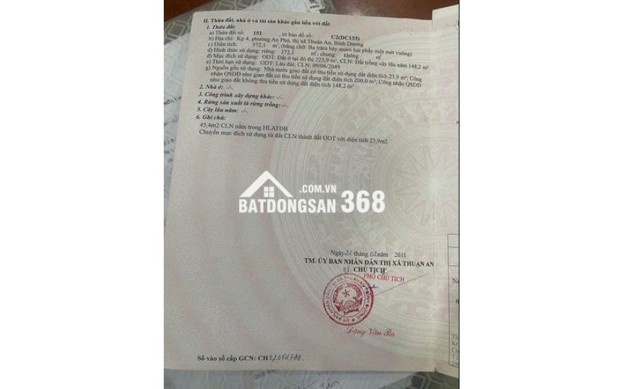 Bán nhà mặt tiền đường 22/12, kết hợp 13 phòng trọ tại  P. An Phú, TP Thuận An - Giá tốt nhất khu vực.