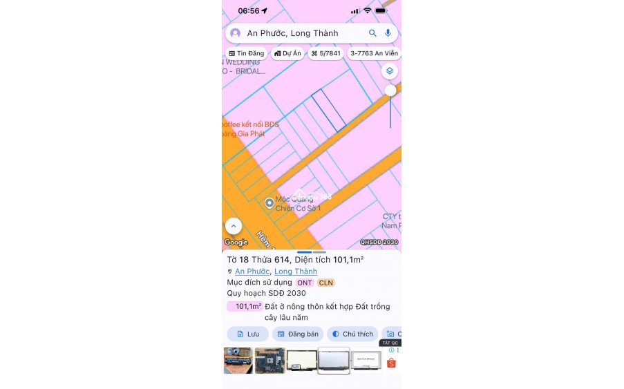 Đất nền thổ cư An Phước - Long Thành