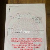 ĐẤT ĐẸP – GIÁ TỐT  – CHÍNH CHỦ CẦN BÁN Tại Đường D9, Phường Hòa Phú, Tp Thủ Dầu Một, Bình Dương