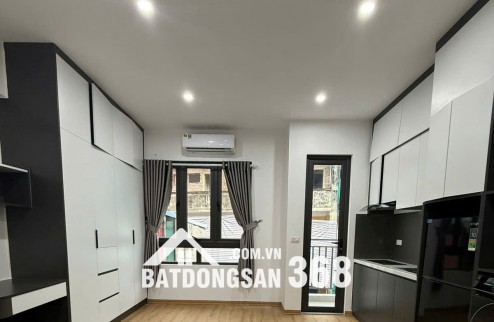 BÁN TOÀ CĂN HỘ DỊCH VỤ ĐÊ LA THÀNH 58m2 MẶT TIỀN 4,6m 6 TẦNG HƠN 12 TỶ THANG MÁY MỚI KÍNH KOONG – SẴN DÒNG TIỀN