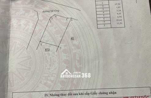 BÁN ĐẤT 6600M2 TẠI THÔN 4, XÃ HỒNG SƠN - ĐƯỜNG Ô TÔ - GIÁ 999 TRIỆU