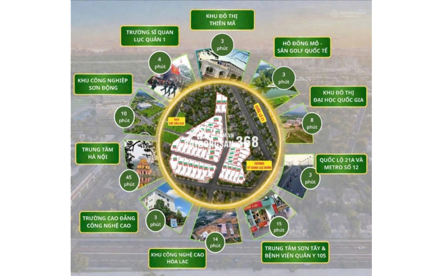 Chính chủ gửi bán lô đất thuộc làn 2 Quốc Lộ 21 mở rộng - tại Đoài Phương chỉ 30 tr/m2