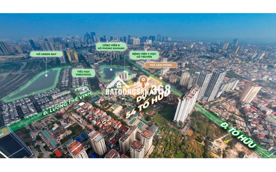 Mở bán liền kề Mipec 54 Tố Hữu cạnh công viên Phùng Khoang, gần Vinhomes Green Bay