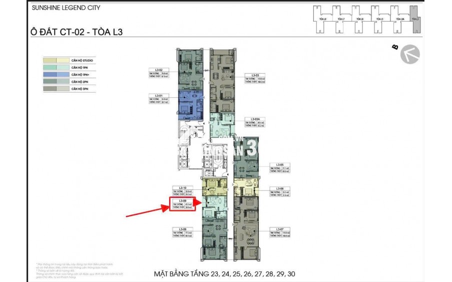 CHỈ VỚI 2.46 TỶ/CĂN 1N GÓC DUY NHẤT TÒA L3 VIEW NỘI KHU