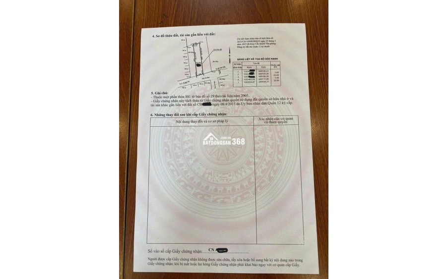 Nhà phố 4 tầng DT lớn 125m² – Ngay trung tâm Thạnh Xuân (Q.12)