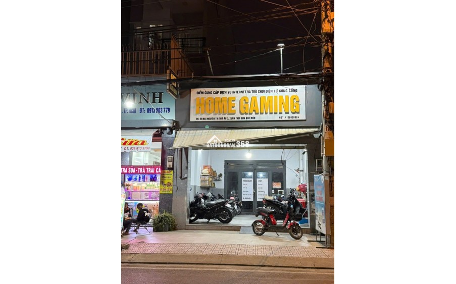 CHO THUÊ NHÀ NGUYÊN CĂN MẶT TIỀN – ĐANG KINH DOANH NET, VỊ TRÍ ĐẸP HÓC MÔN