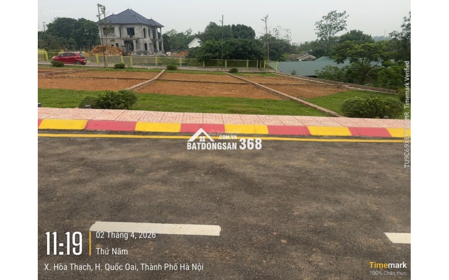 Chính chủ cần bán lô đất tại Hòa Lạc cách Quốc lộ 21 300m diện tích 100m2 mặt tiền 6m Giá Siêu Rẻ