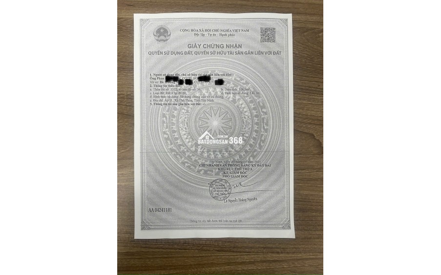 ĐẤT NỀN NGAY TRUNG TÂM HÀNH CHÍNH THỦ THỪA CHỈ HƠN 18TRIỆU/m, SỔ HỒNG RIÊNG TỪNG NỀN