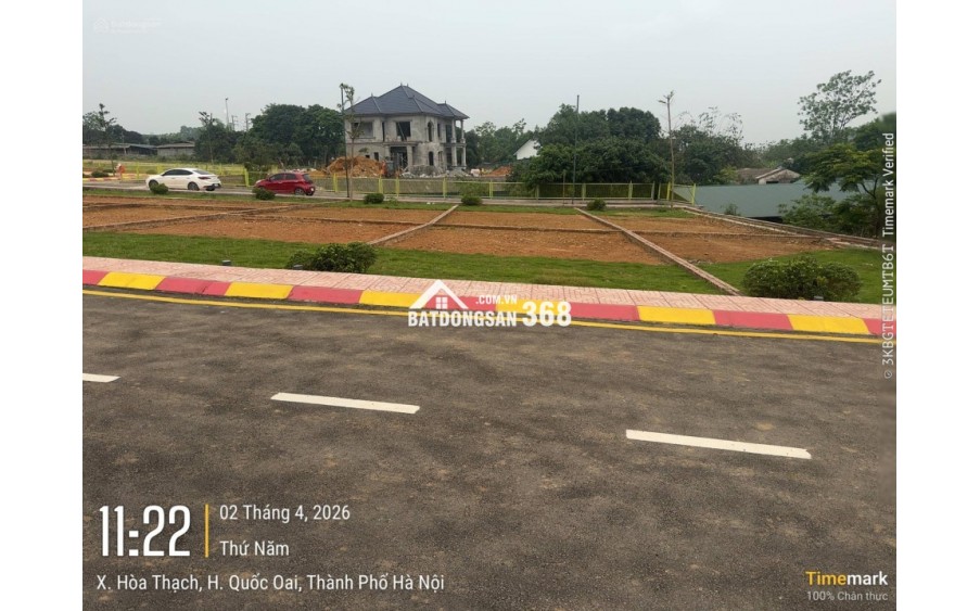 Chính chủ cần bán lô đất tại Hòa Lạc cách Quốc lộ 21 300m diện tích 100m2 mặt tiền 6m Giá Siêu Rẻ