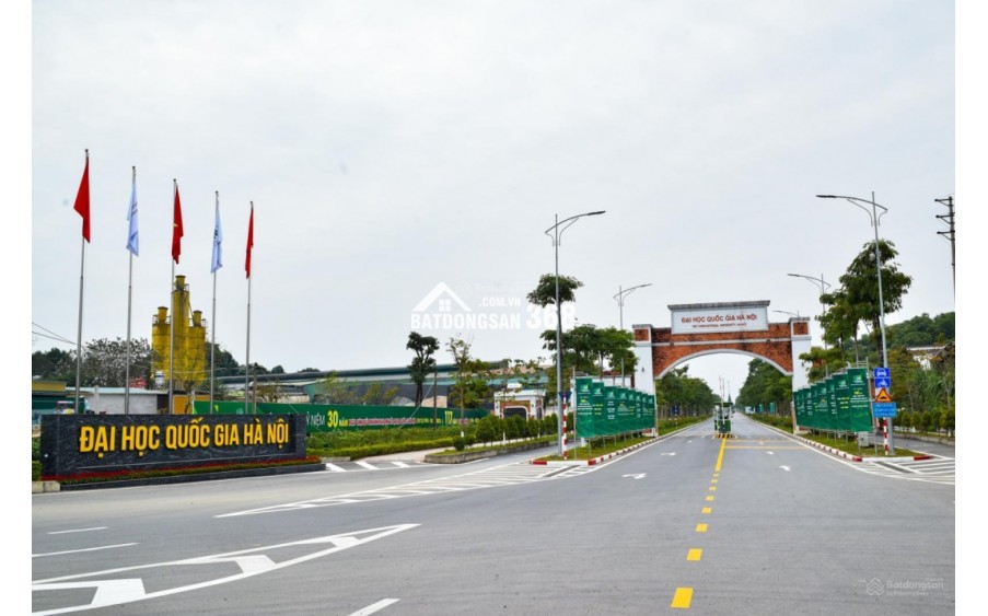 Chủ ngộp banh bán mảnh đất 128m2 rẻ hơn xung quanh 5 - 600 triệu ngay cạnh CNC Hoà Lạc