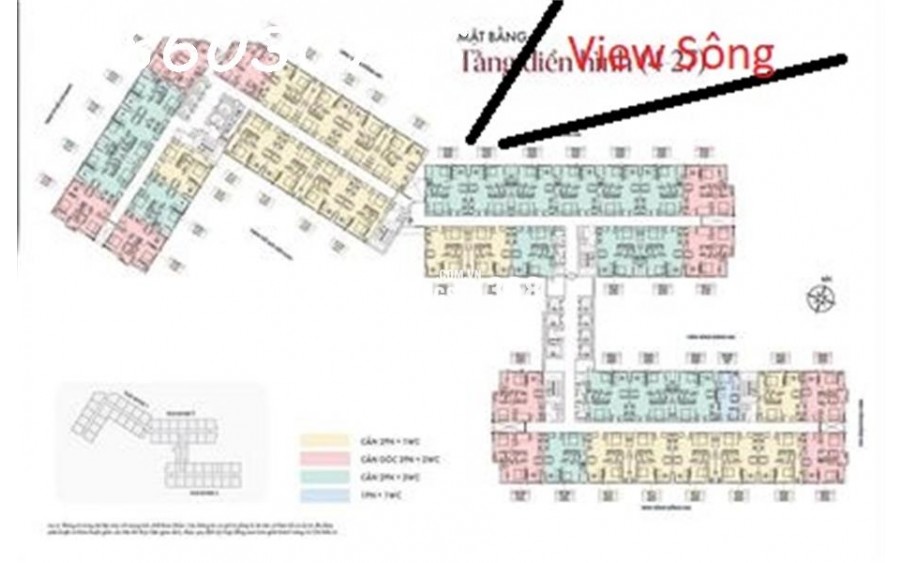 2PN 2VS TẦNG 22 – VIEW ĐẸP KHÔNG CHẮN  GIÁ 2,25 TỶ (ĐÃ VAT)