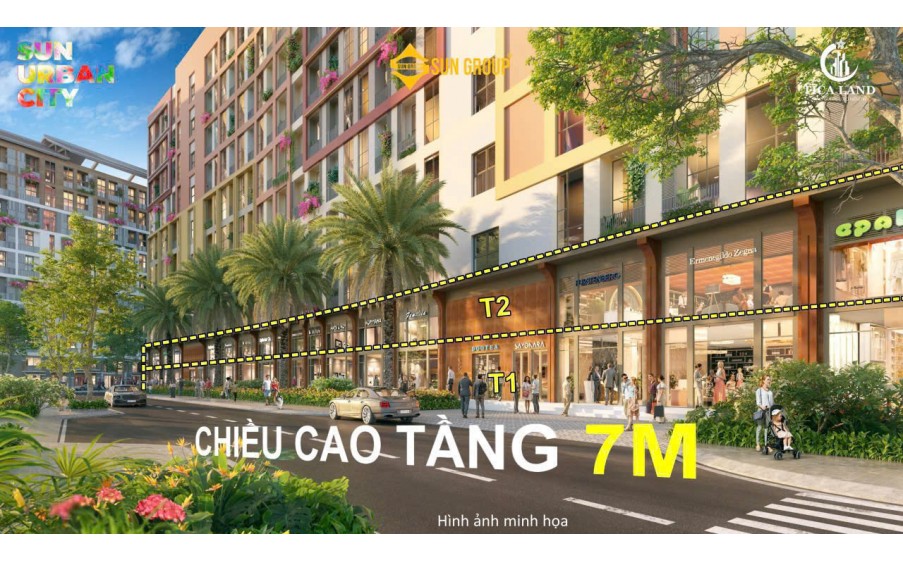  Duy nhất 1 căn khối đế cao 7m tại Sun Urban City Hà Nam!