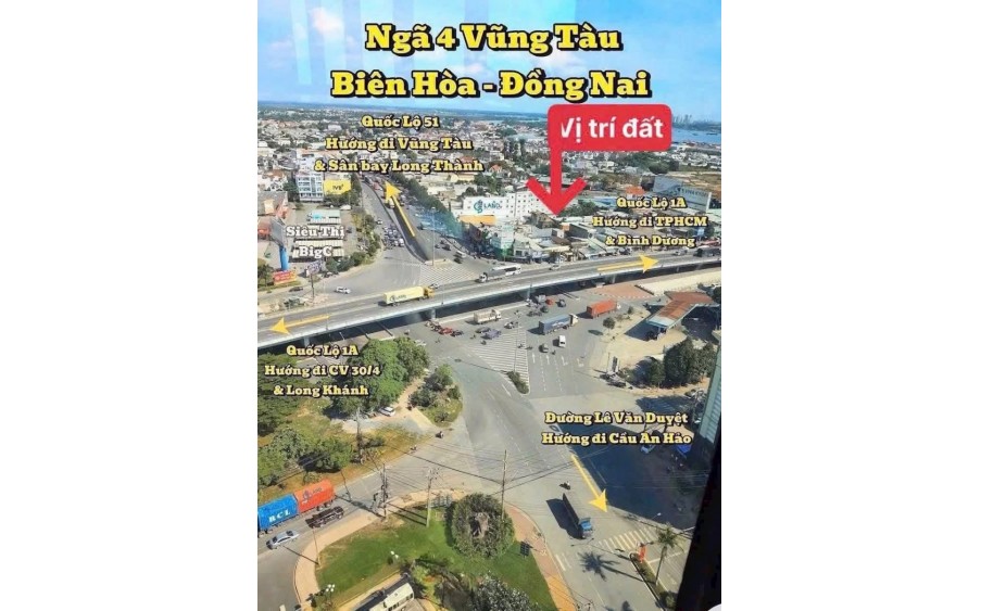 Nhà 1 trệt 1 lầu ngay BigC ngã ba vũng tàu